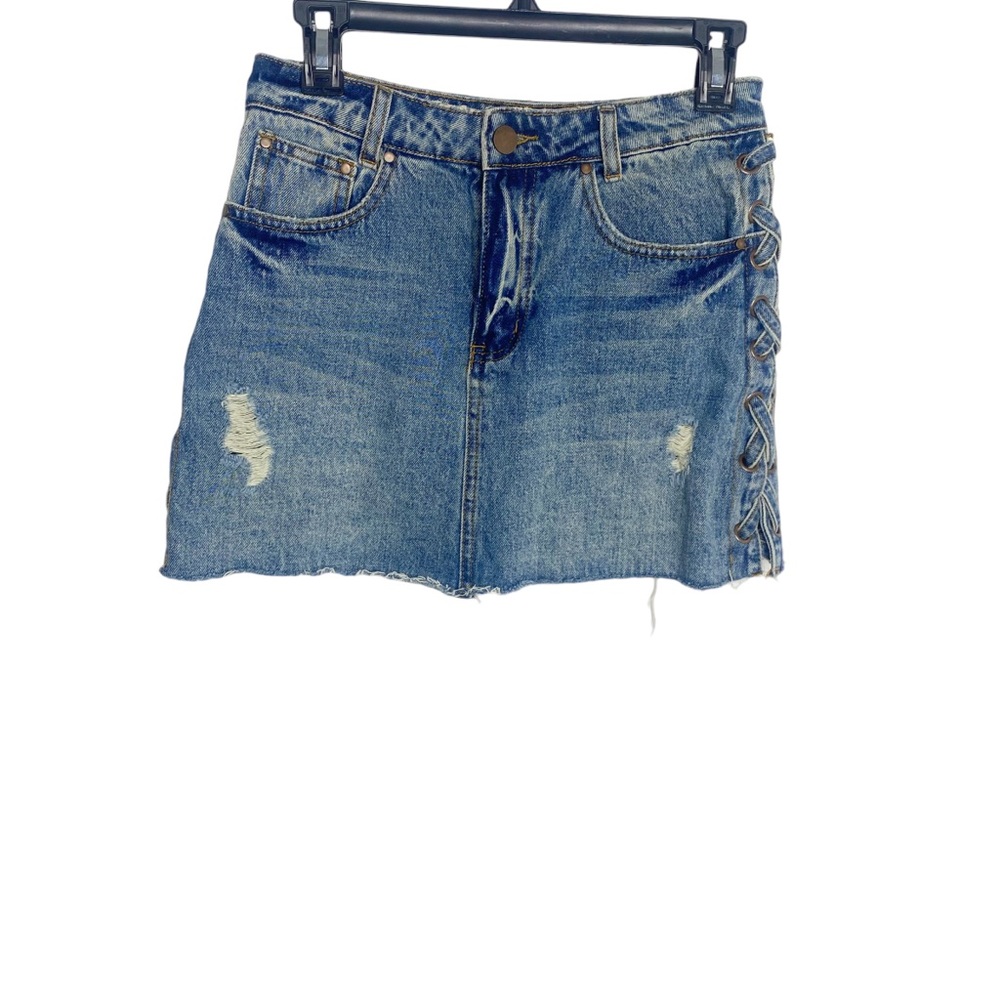 TOBI denim micro mini skirt size 26